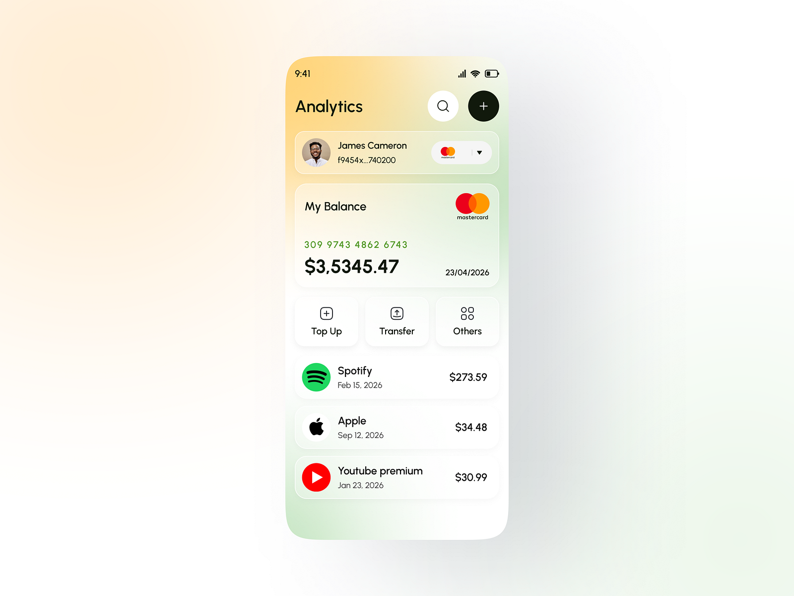 Digital Wallet UI/UX by Sudarsan Roy for Kites Design on Dribbble