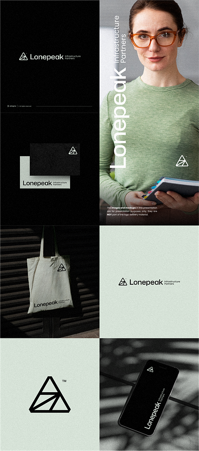 Lonepeak — Modern Infrastructure Branding behancedesign branddesigner brandidentity brandidentitydesign branding corporatebranding creativebranding designportfolio dribbblebranding infrastructurebranding logobranding logodesign minimaldesign modernlogo visualidentity