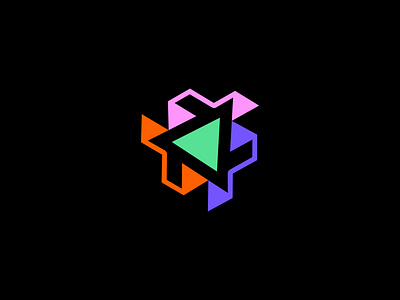 🎮 Futuristic Gaming / Esports Brand Logo abstractlogo appicon brandingdesign creativebranding digitalbrand dribbble esportslogo esportsteam gamerlogo gamingbrand gamingidentity geometriclogo logodesign modernlogo neonlogo playicon streamerlogo techlogo vectorlogo vibrantlogo