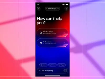 AI Co-Pilot ai ai design application apps assistant chat desgin design designer image generate minimal ml mobile app mobile application personal companion trendy mobile app ui uidesign ux uxdesign