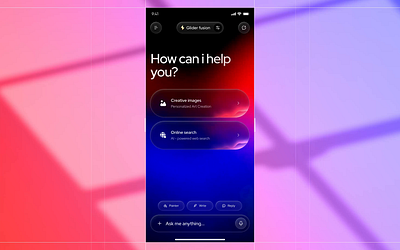 AI Co-Pilot ai ai design application apps assistant chat desgin design designer image generate minimal ml mobile app mobile application personal companion trendy mobile app ui uidesign ux uxdesign