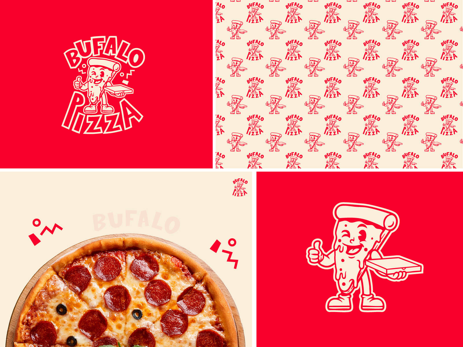 Example of Pizza Slice Logo & Brand Design