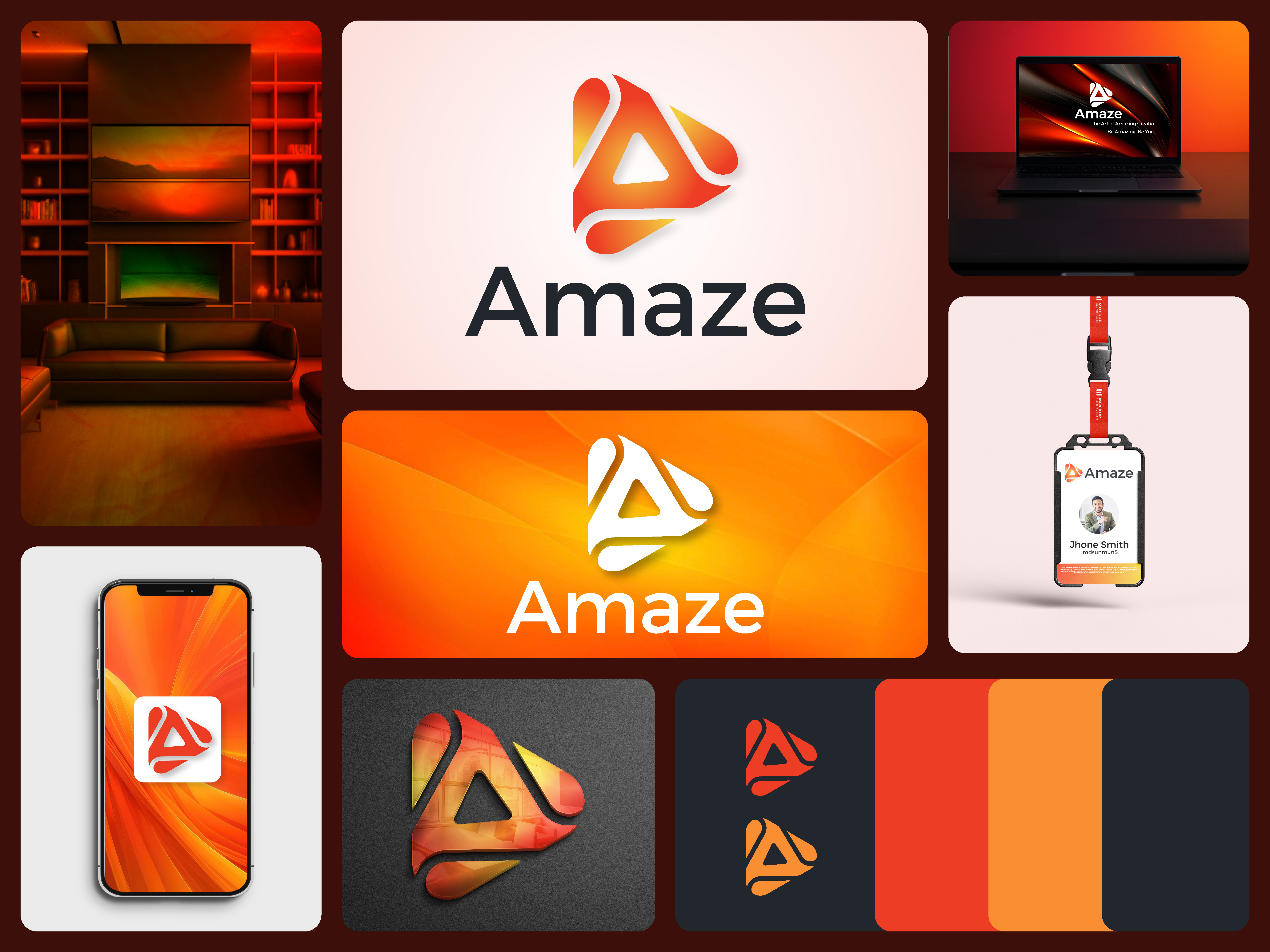Example of Modern Logo Design For Startups 