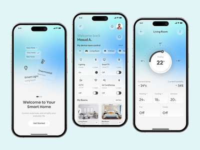 Smart Home App home homeautomation hometech mobile mobile app remote smart smart devices smart home app smarthome