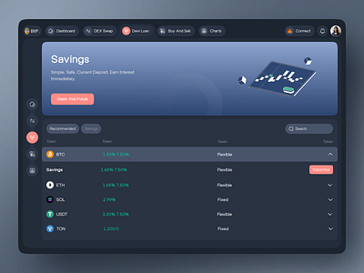 DeFi Safe Vaults Web3 App crypto web 3 defi defi safe vaults web3 app defi web investing liquidity loan loan dashboard web app web3