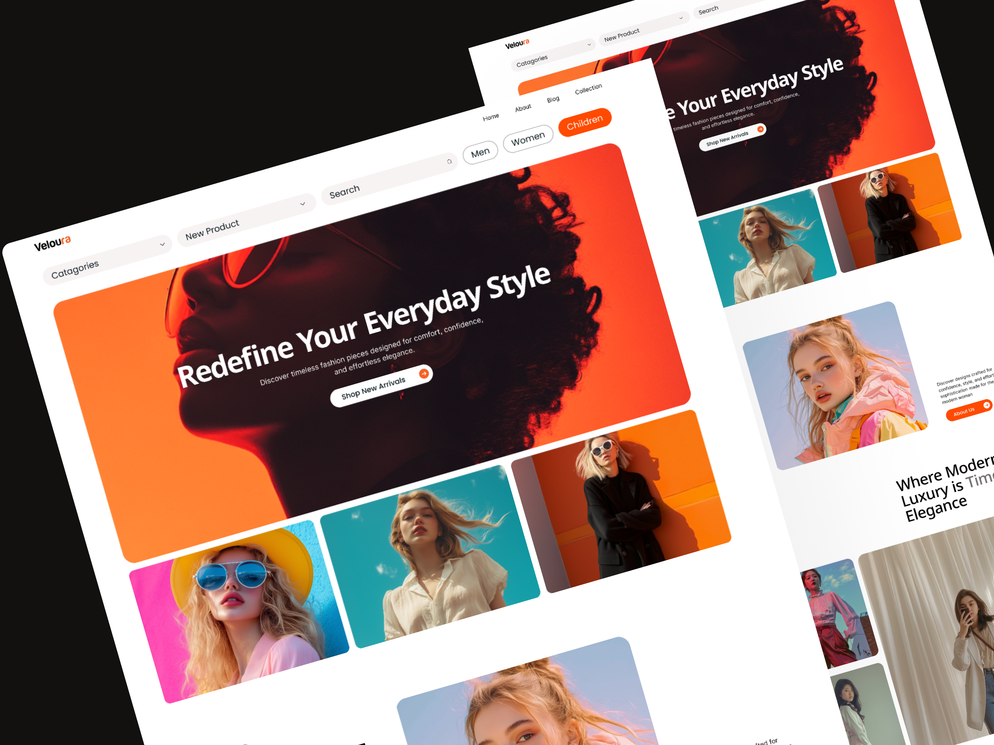 Example of E Commerce Website Design & Development