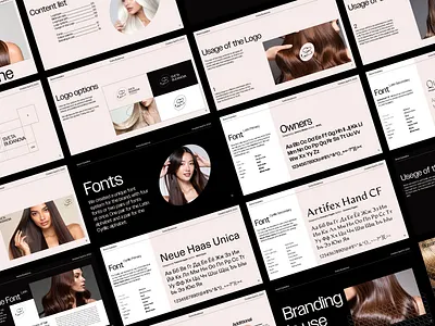 Svetlana Budanova – Brand Identity brand brand graphics brandbook branding design fontscombination graphic design guideline hair hair extension identity logo photostyle style guide symbol