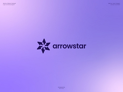 Arrowstar logo design adobe illustrator ai brand identity brand logo branding guidelines branding mockup custom logo dribbble logo design logo design branding logo designer logo presentation logomark logos logotype marufiam modern logo saas visual identity