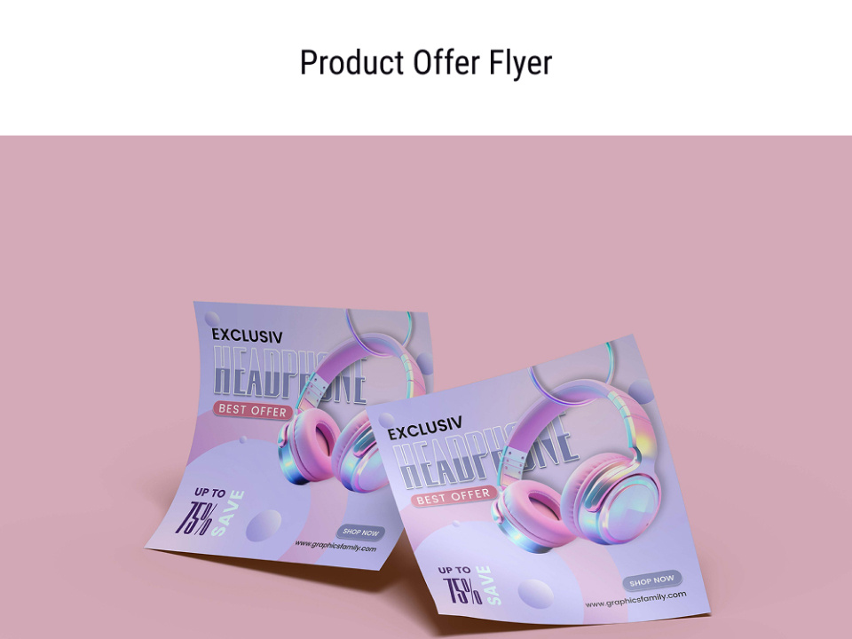 Flyer design graphic design