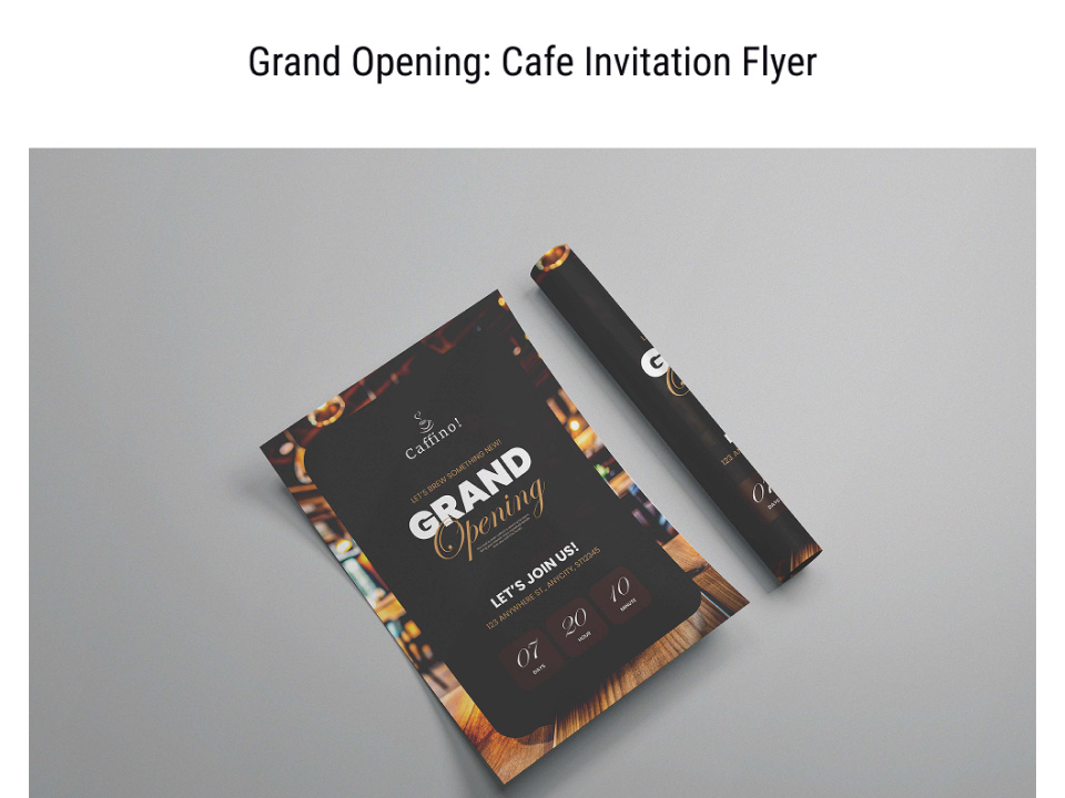 Example of Creative Flyer, Brochure & Stationery