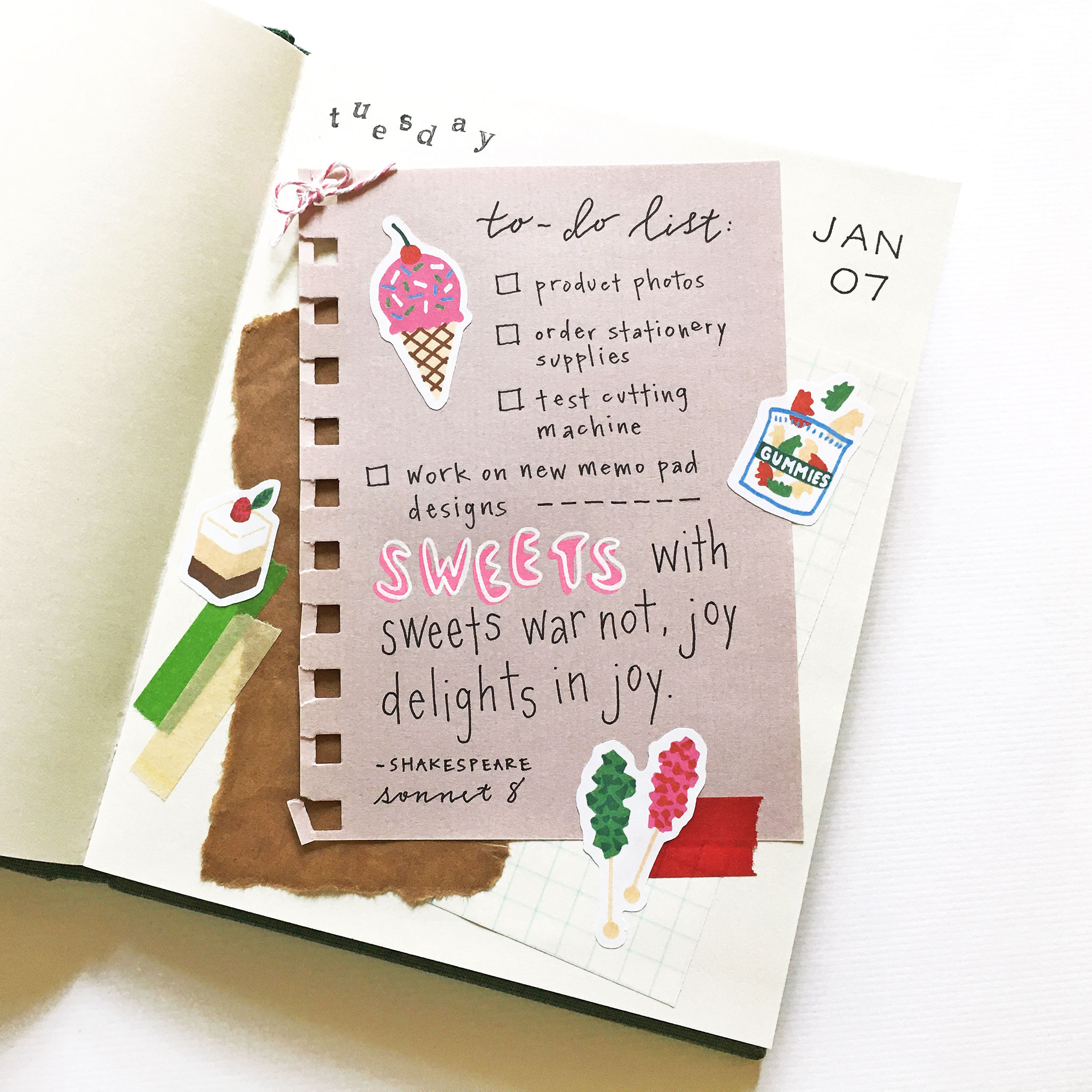 Sweet Shop | Stationery Design by Mary Kim on Dribbble