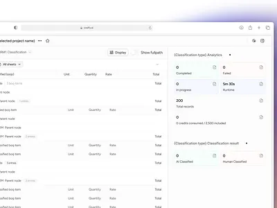 Tree hierarchy design boq construction design hierarchy nested tree simple table tree ui ux