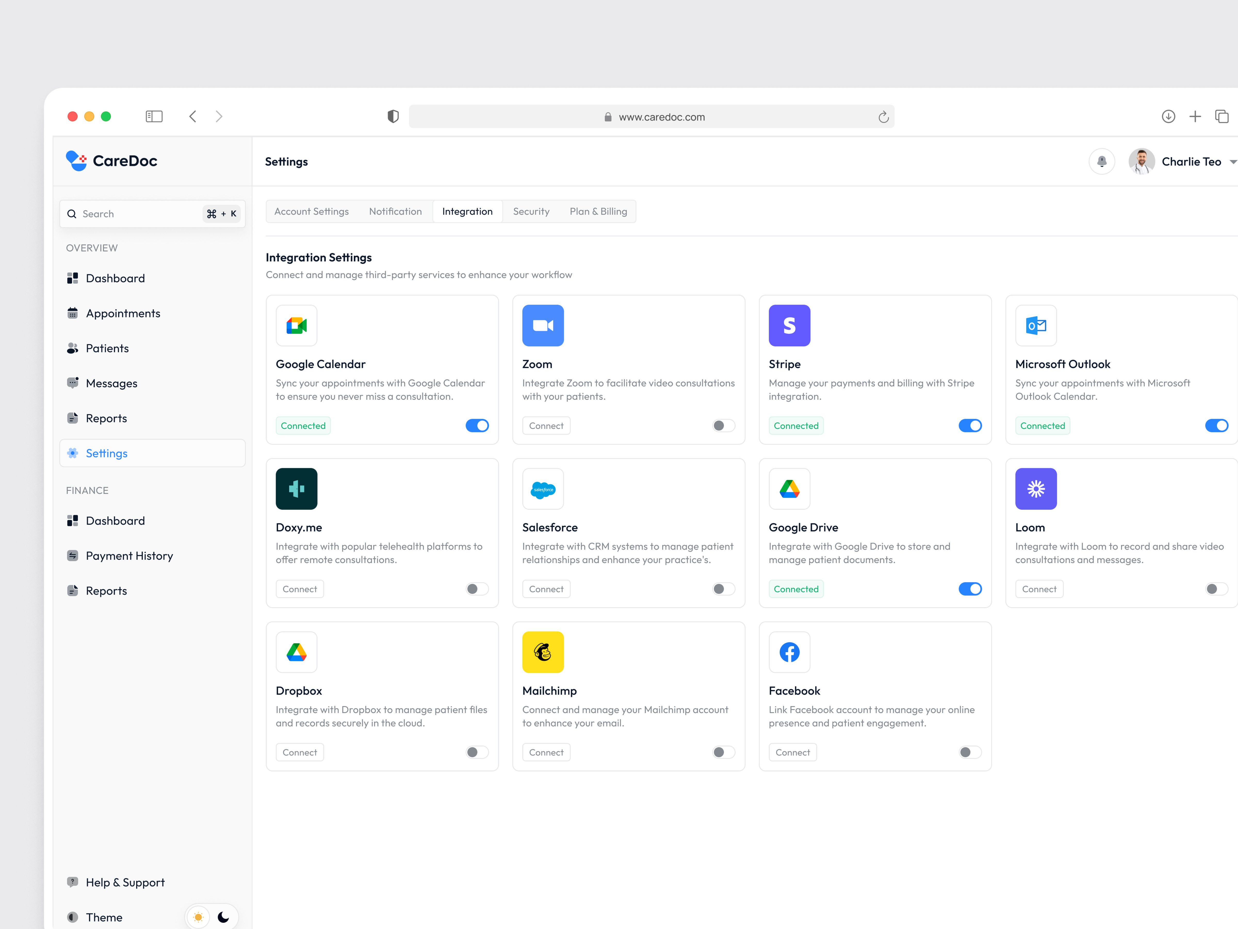 Example of Dashboard Or Saa S Web App Design