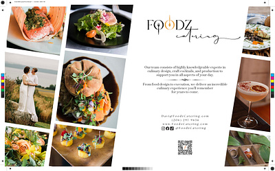 WWD Foodz Spring Spread illustrator indesign photoshop