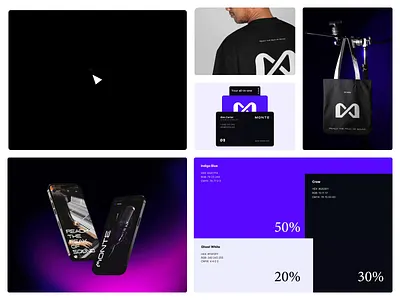 MONTE — Sound Studio Visual Identity & Motion Reveal brand identity branding identity logo logo design logo designer logos music logo sound logo typography visual identity