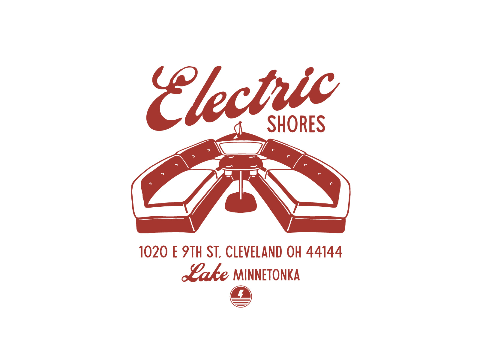 Example of Electric Shores: Merch Design
