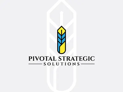 PIVOTAL STRATEGIC Logo 3d animation branding graphic design logo motion graphics ui