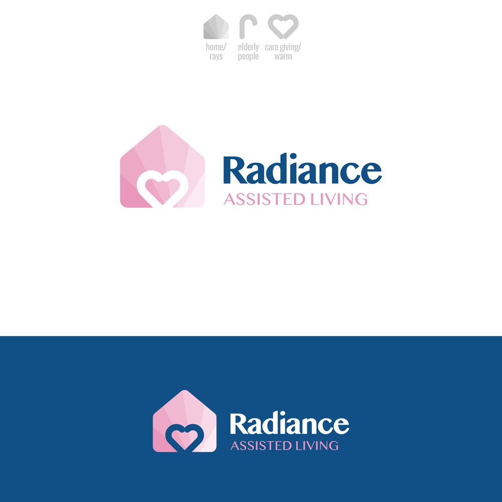 Radiance Logo 3d animation branding graphic design logo motion graphics ui