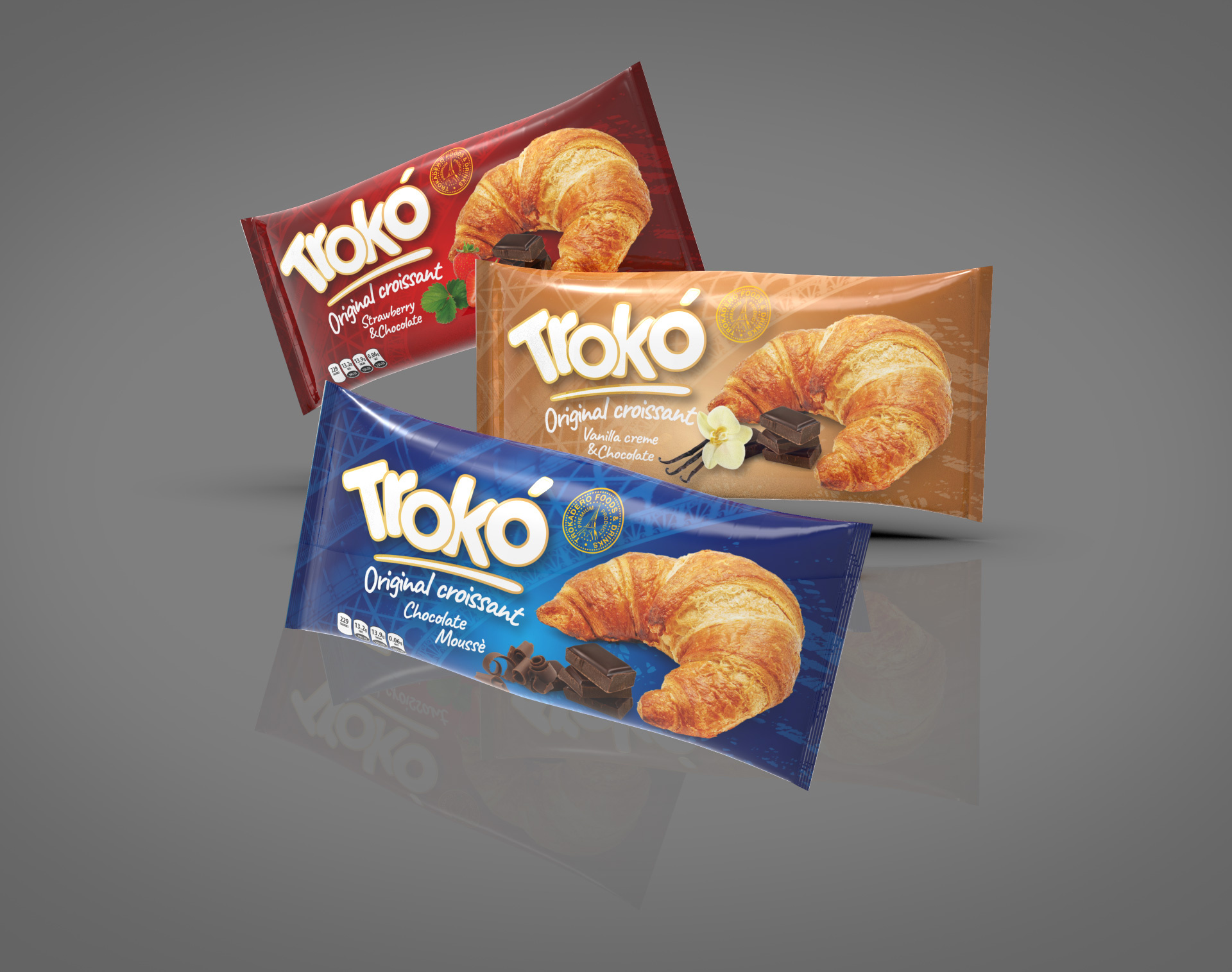 Troko Croissant - design branding design packaging design print design