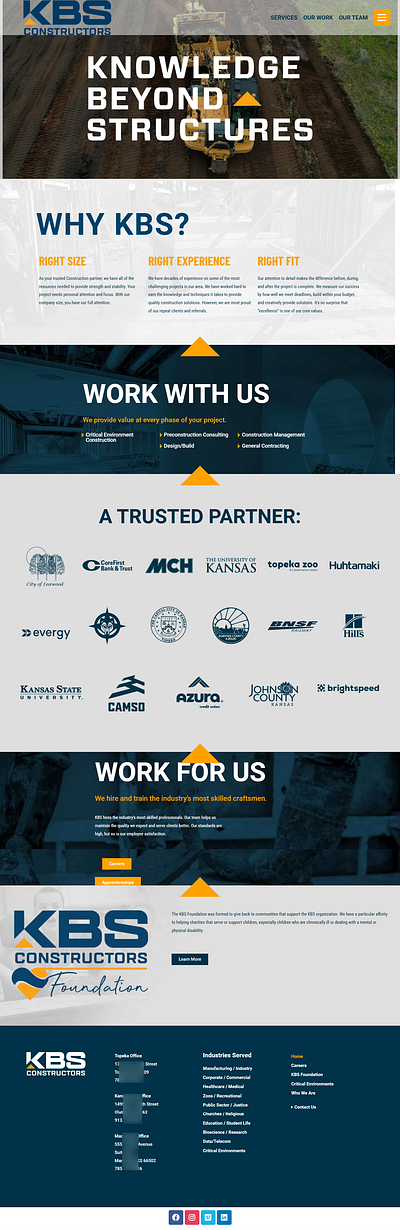 Construction Website Design website website design wordpress wordpress website