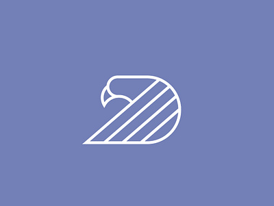 D - Eagle Logo app branding design graphic design illustration logo minimalist modern ui vector