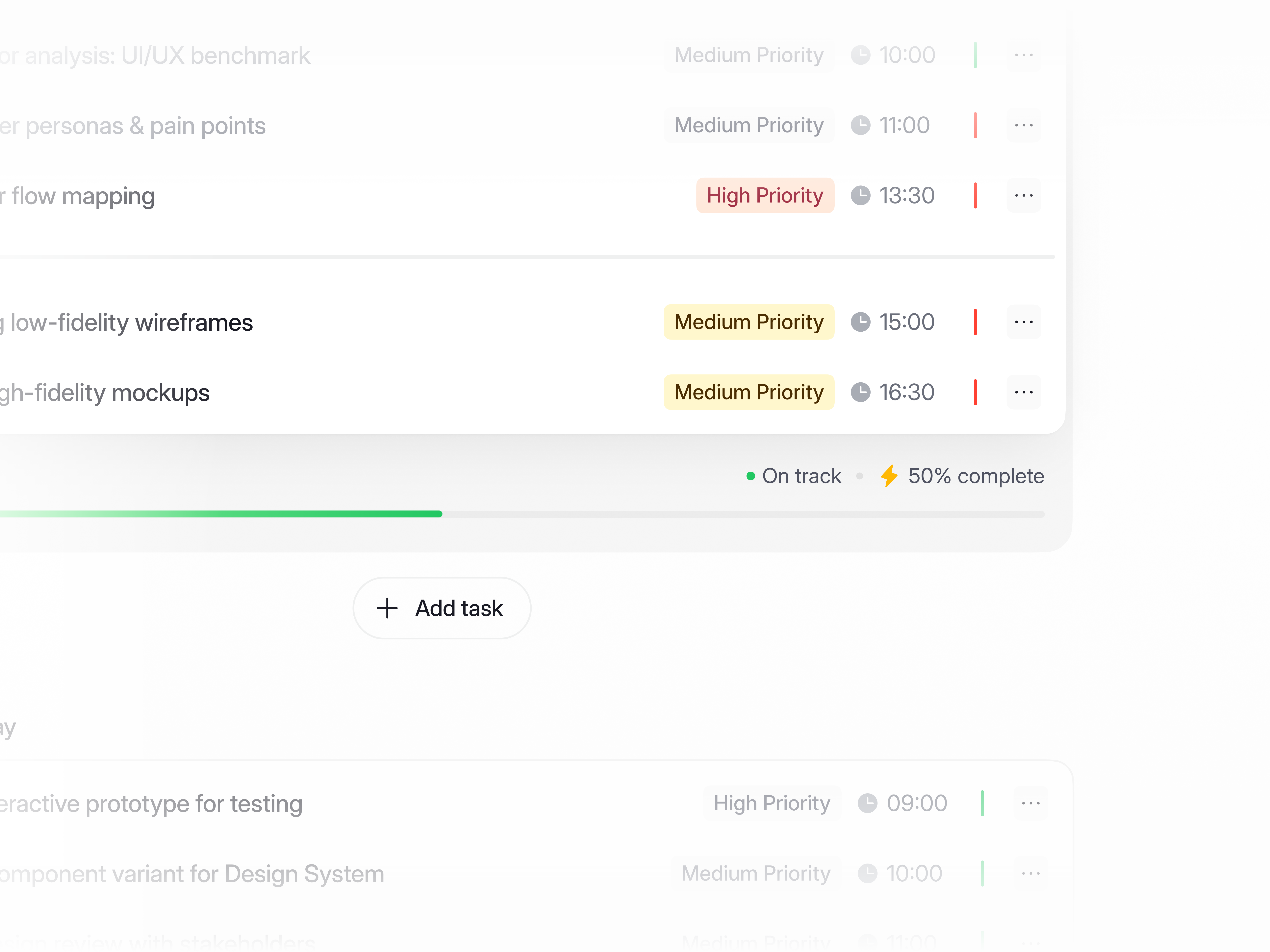 Task [01] clean clean dashboard clean design dashboard design detail details micro ui minimal minimalism design minimalist minimalist design ui ui design ui ux