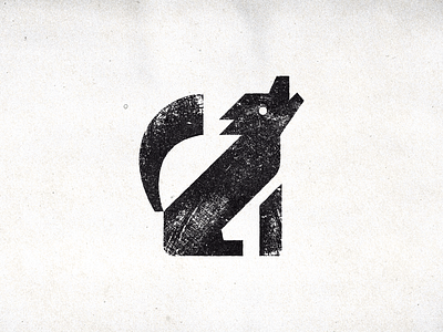 Wolf animal branding brush dog howl icon illustration logo mark nature symbol texture vector wild wolf zoo