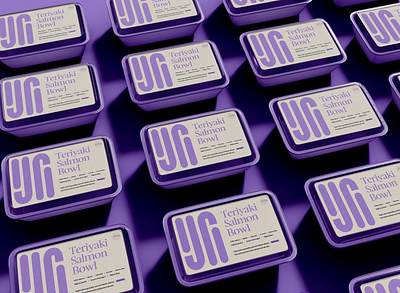 GLO — Modular Packaging System for Ready Cuisine brand experience brand identity branding clean eating creative direction fmcg design food delivery food packaging fresh meal prep healthy meals labels meal prep modern cuisine packaging design ready meal ready to eat salmon bowl teriyaki salmon visual identity yellow hyphen