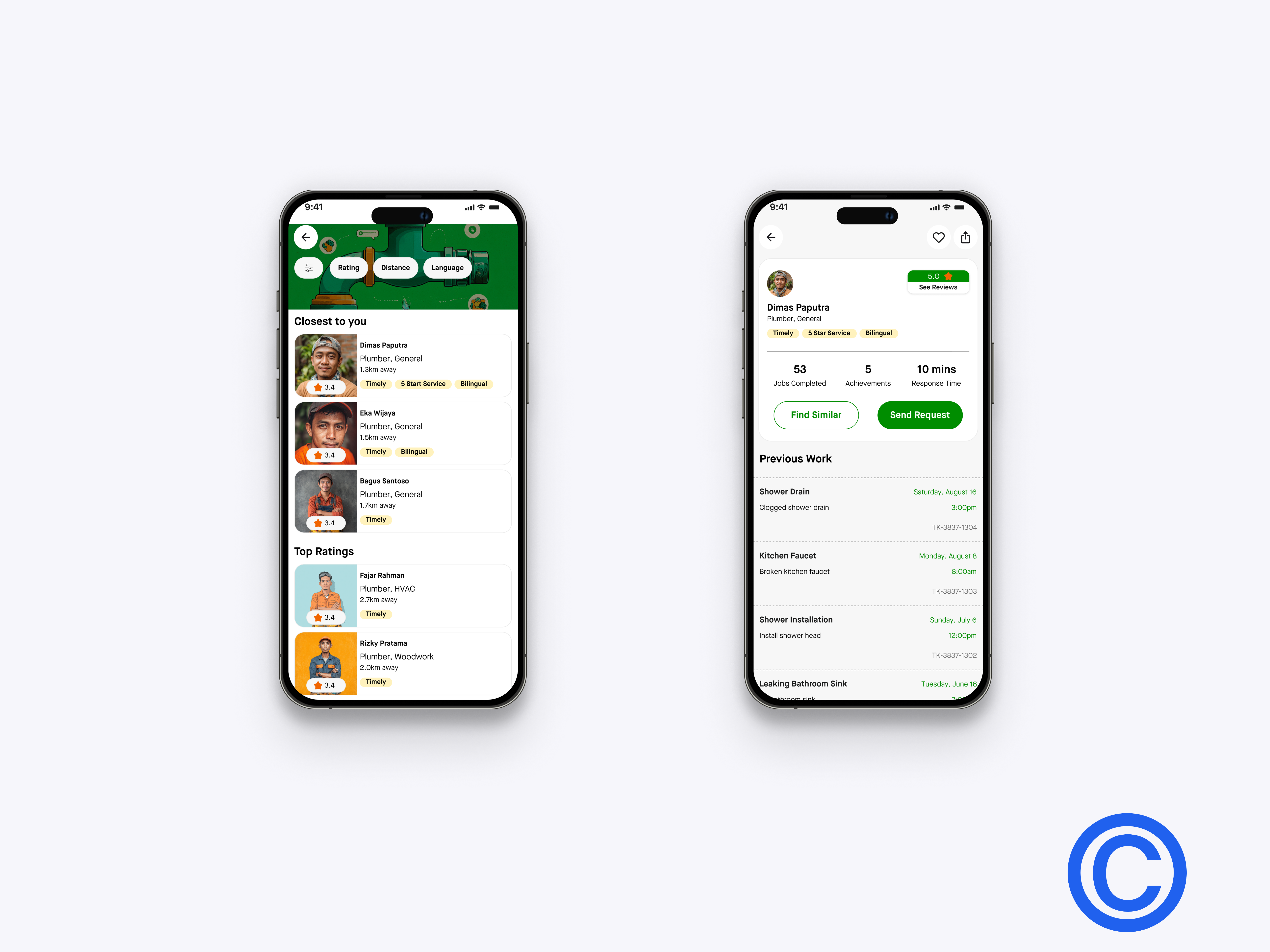 Example of Mobile App Design 6 To 10 Screens