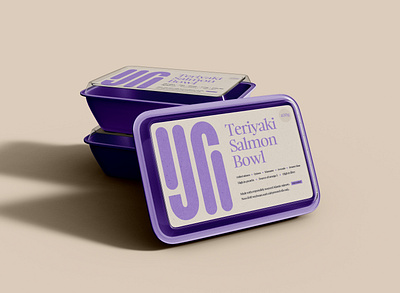 GLO — Ready Meal Packaging Design brand experience brand strategy creative direction delivery fitness meals fmcg design food delivery food packaging fresh meal healthy meals label design labels meal prep packaging product branding ready to eat salmon bowl teriyaki salmon visual identity yellow hyphen