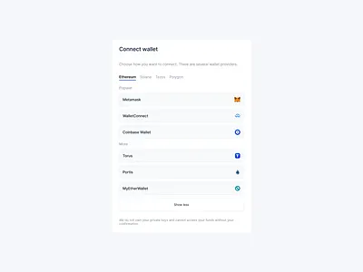 Connect wallet interaction account blockchain connect wallet create design hardware minimal receive scan sergushkin ui ux wallet wallet connect web web 3 website
