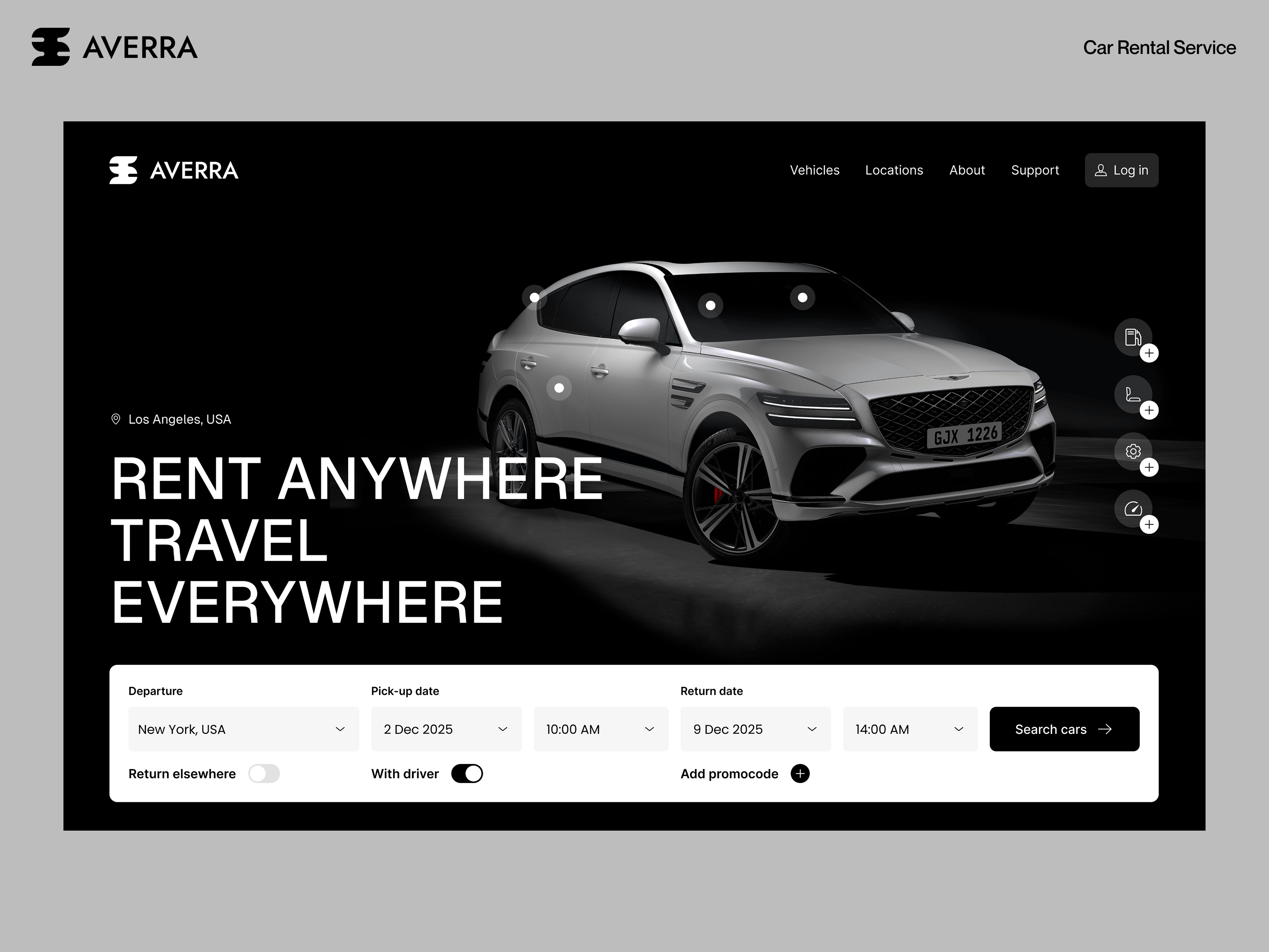 Example of Landing Page | Design & Dev