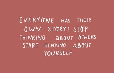 Lettering hand drawn typography