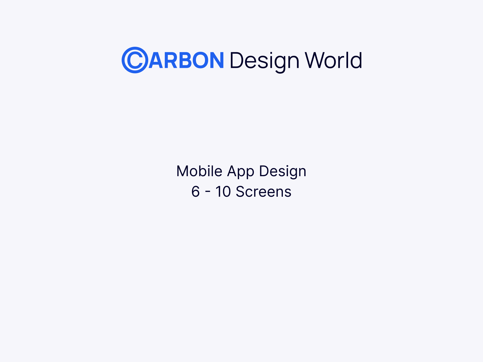 Example of Mobile App Design 6 To 10 Screens