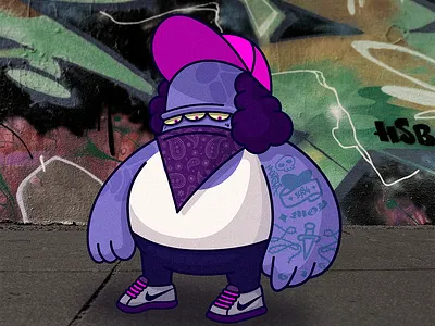 Monster Mob Crew adobe adobeillustrator adobephotoshop characterdesign illustration illustrator mixedmedia photo vector