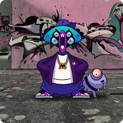 Monster Mob Crew adobe adobeillustrator adobephotoshop characterdesign illustration illustrator mixedmedia photo vector