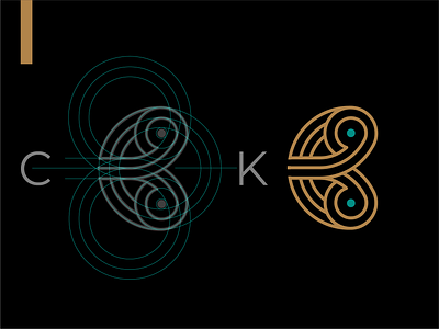 Cing King Jewelry - CK monogram brand branding ck design elegant emblem fashion gemstone geometric gold identity jewelry logo luxury mahamadhesien minimal monogram ornamental premium royal