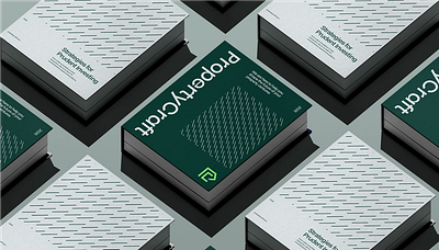 PropertyCraft - Branding design 3d animation branding design download free freebie graphic design illustration logo mockup mockup cloud mockupcloud motion graphics ui