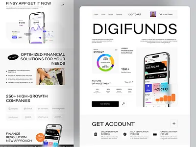 Investment & Banking App UI – Clean Fintech Web Design app interface design design design service finance app ui finance website design fintech concept fintech landing page fintech ui investment app ui landing page minimal design mobile app design modern ui ux saas dashboard ui ui ui inspiration ui ux web design ui website
