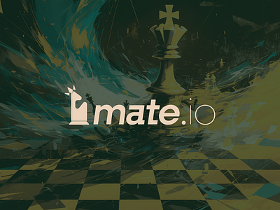 Mate.io branding chess chess logo chessboard design design logo grafiko labs graphic design illustration logo logo design minimal logo minimalist logo modern simple logo visual webapp