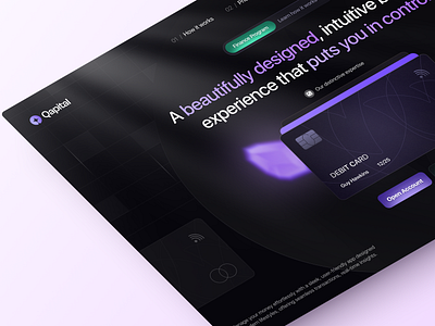 Web design for Fintech, Digital Banking design interface platform product service startup ui ux web website