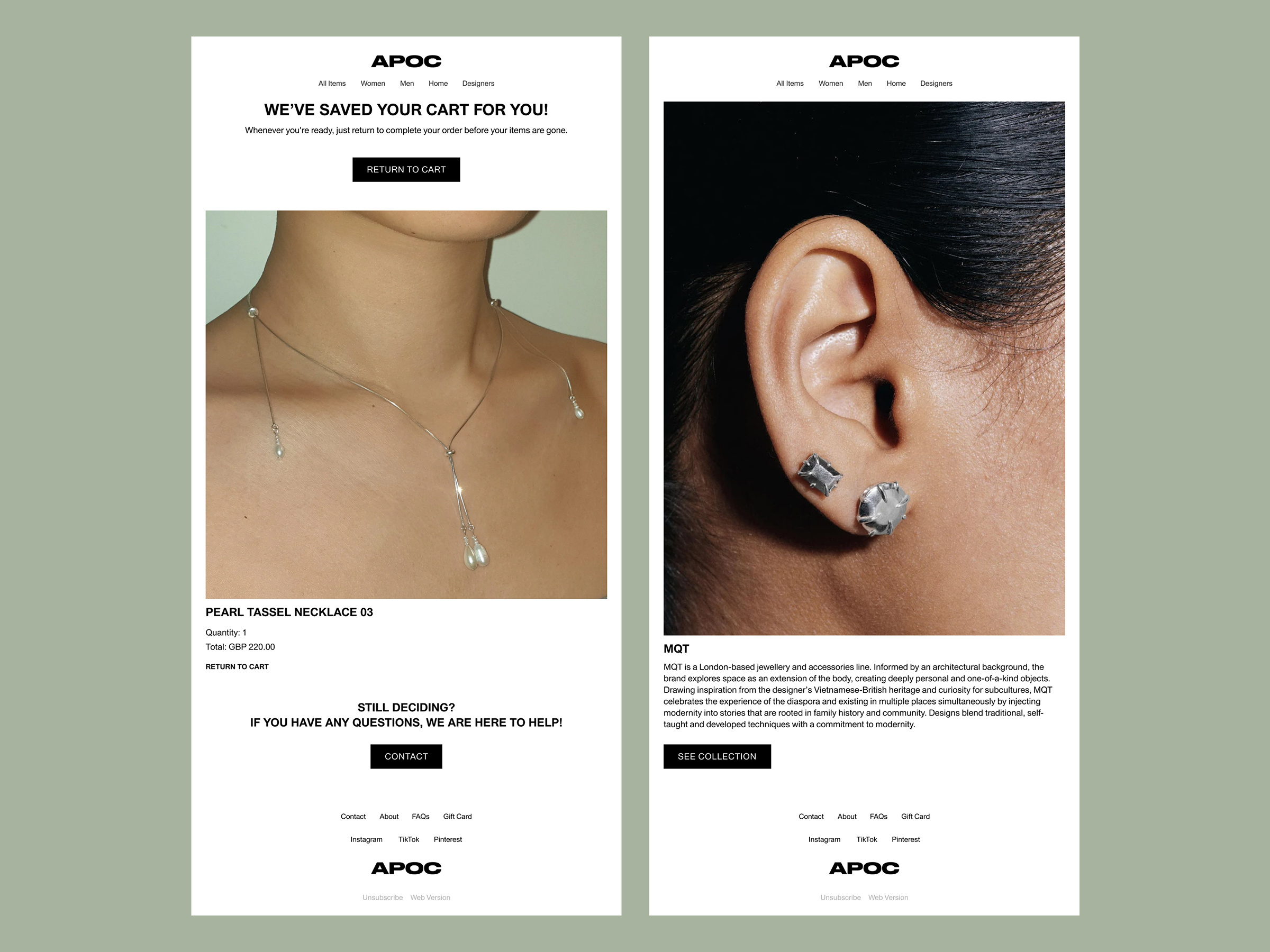 Example of Email Templates And Automations