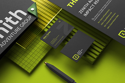 Zenith | Brand Identity 3d animation branding design download free freebie graphic design illustration logo mockup mockup cloud mockupcloud motion graphics ui