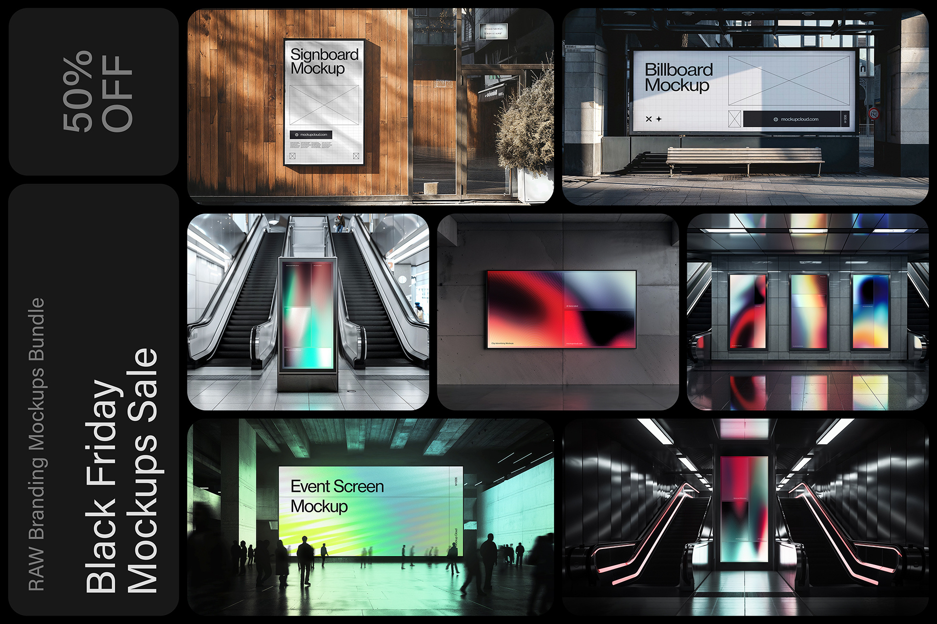 City Advertising Mockups Series 3d animation branding design download freebie graphic design illustration logo mockup mockup cloud mockupcloud motion graphics ui