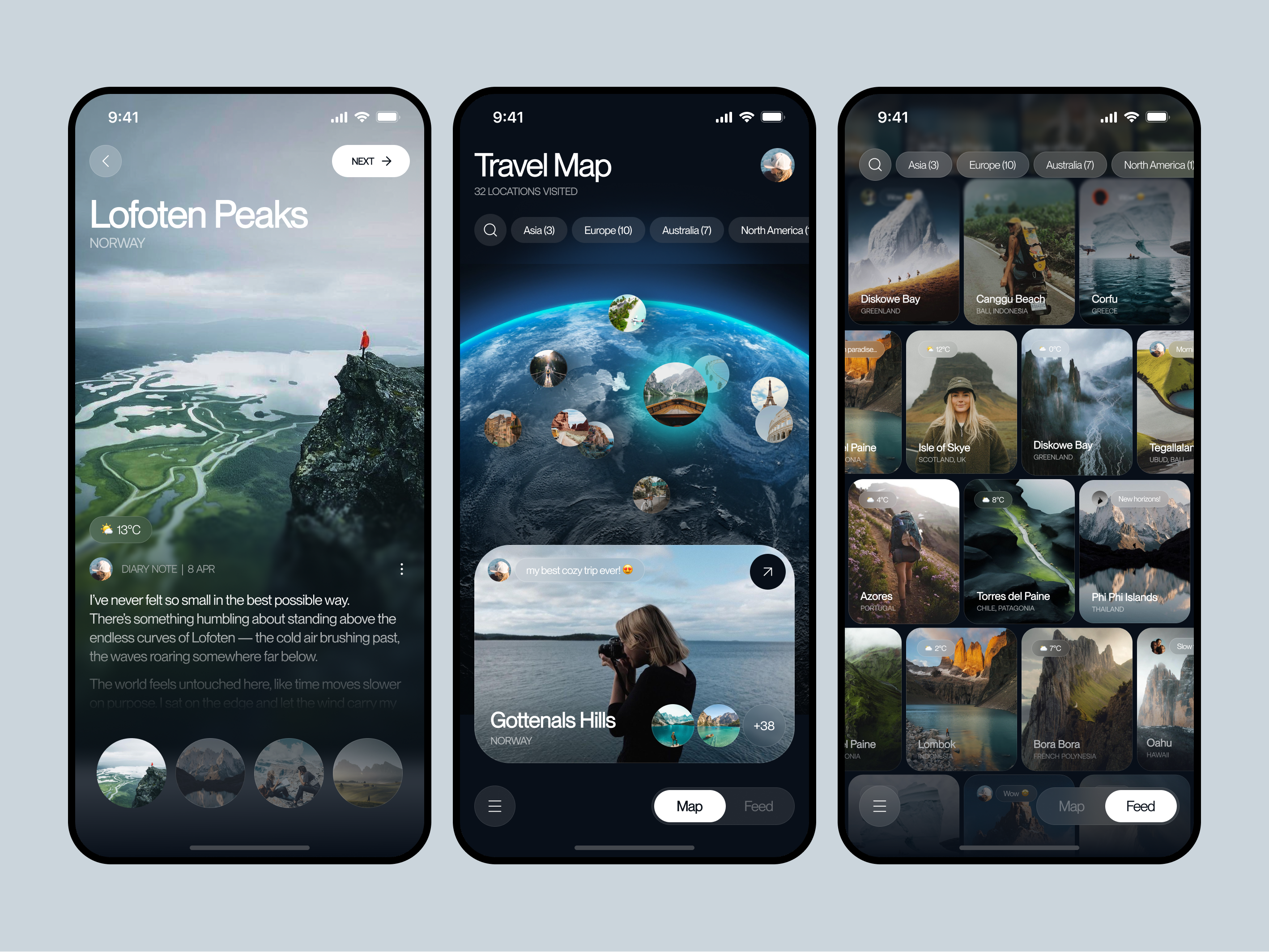 Example of Social Mobile App Design