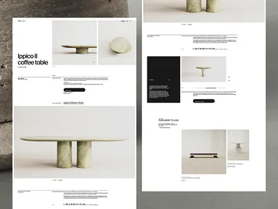 Solvær — Catalog of Contemporary Collectible Design Pieces branding clean contemporary design ecommerce furniture furniture store minimal ui ui design ux ux design web website