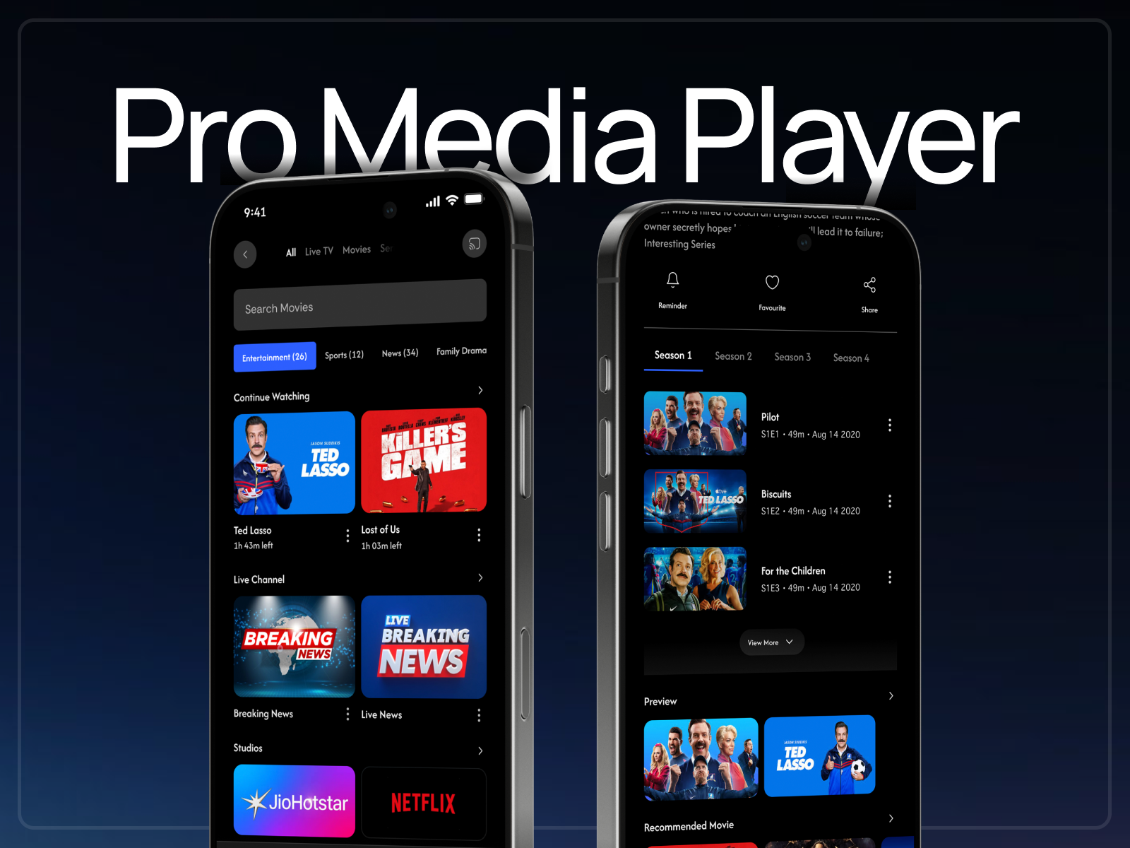 IPTV+ Mobile App Design app app ui dashboard design digital entertainment app intuitive media app mobile app mobile app design mobile experience ott product design responsive design saas streaming app tv app ui ux video streaming