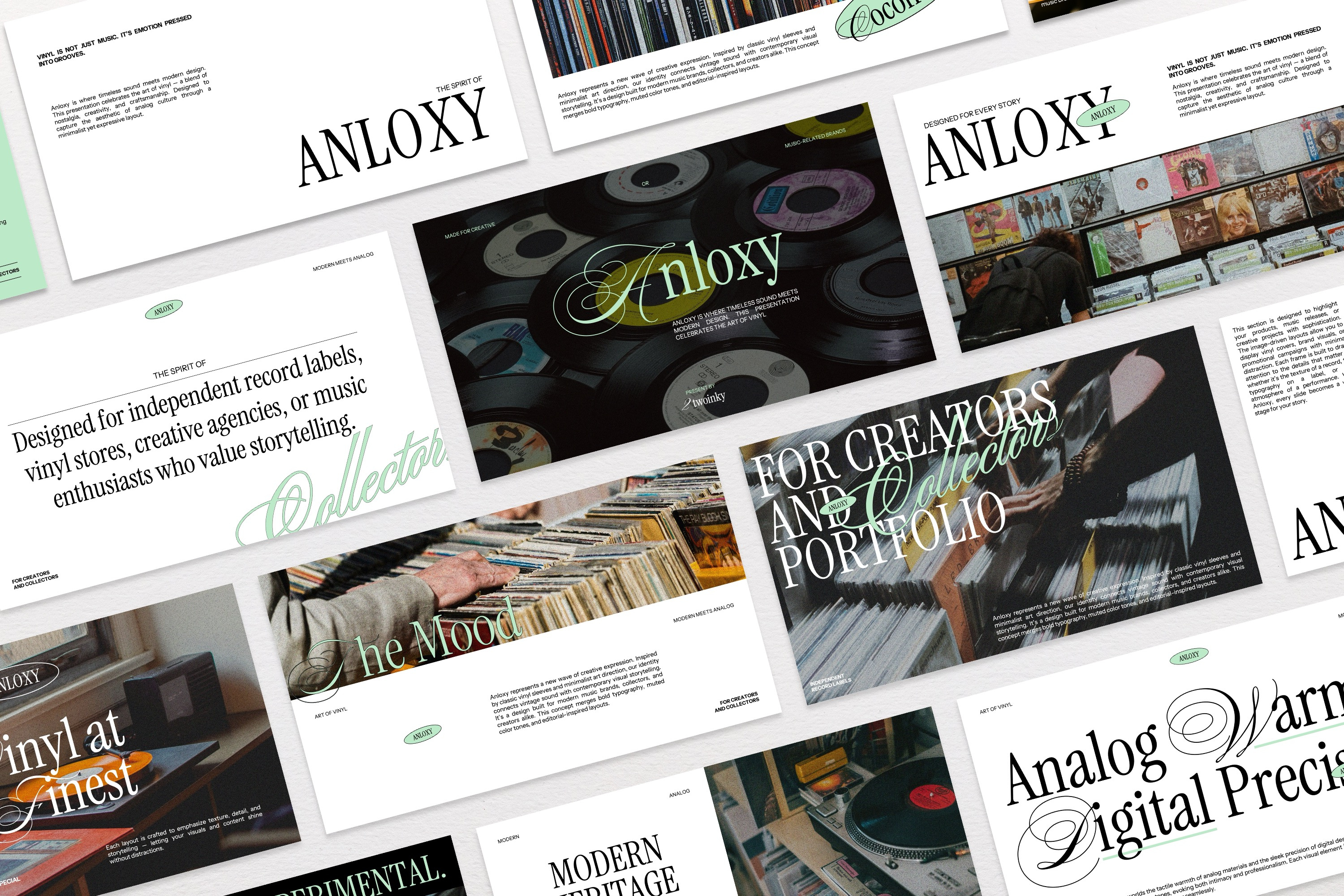 Example of Unique Editorial Presentation Design