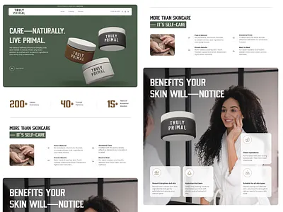 Truly Primal Shopify Store, Ecommerce, Shopify website best website branding creative agency design ecommerce fre freelance freelance agency freelancer home page rebranding shop design shopify shopify website ui ui ux web website website design website designer