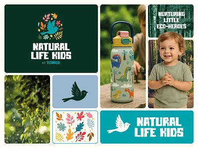 Natural Life Kids - Branding branddesign branding design designer freelance graphic design illustration illustrator indesign logo vector